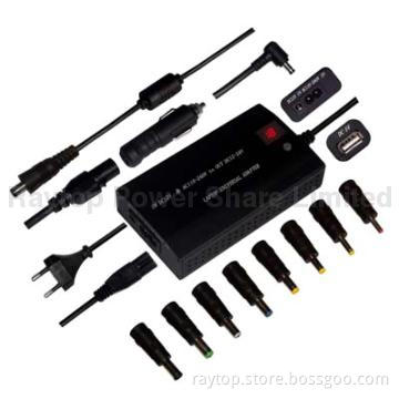 Notebook Power Adapter 100W, 2 in 1, DC12-24V, LCD volt display